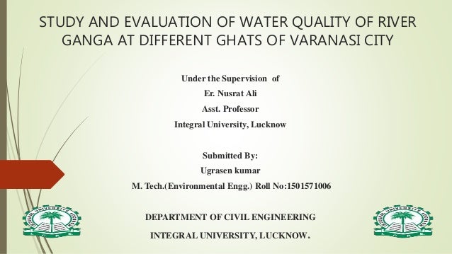 ganga water research paper