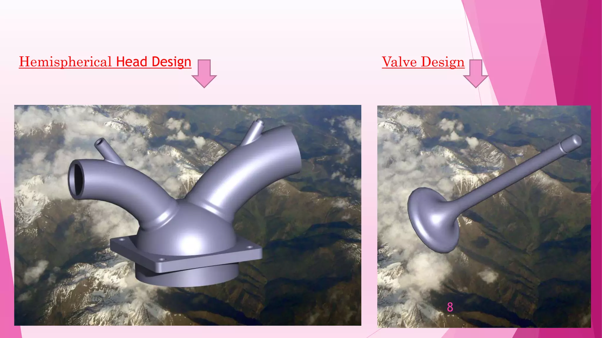 Hemispherical Head Design Valve Design
8
 