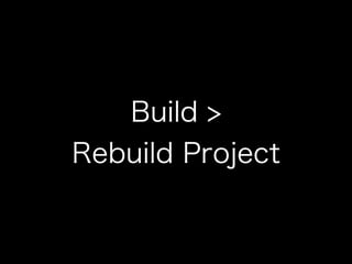 Build > 
Rebuild Project 
 