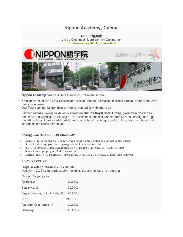 Study Bahasa Jepang Nippon Academy Study Bahasa Jepang Nippon Academy
