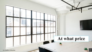 At what price
91 91CA. Sudha G. Bhushan
 