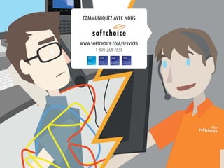 COMMUNIQUEZ AVEC NOUS
WWW.SOFTCHOICE.COM/SERVICES
1-800-268-7638
 