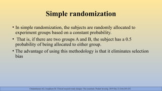 STUDY DESIGN Research protocol PowerPoint presentation | PPTX