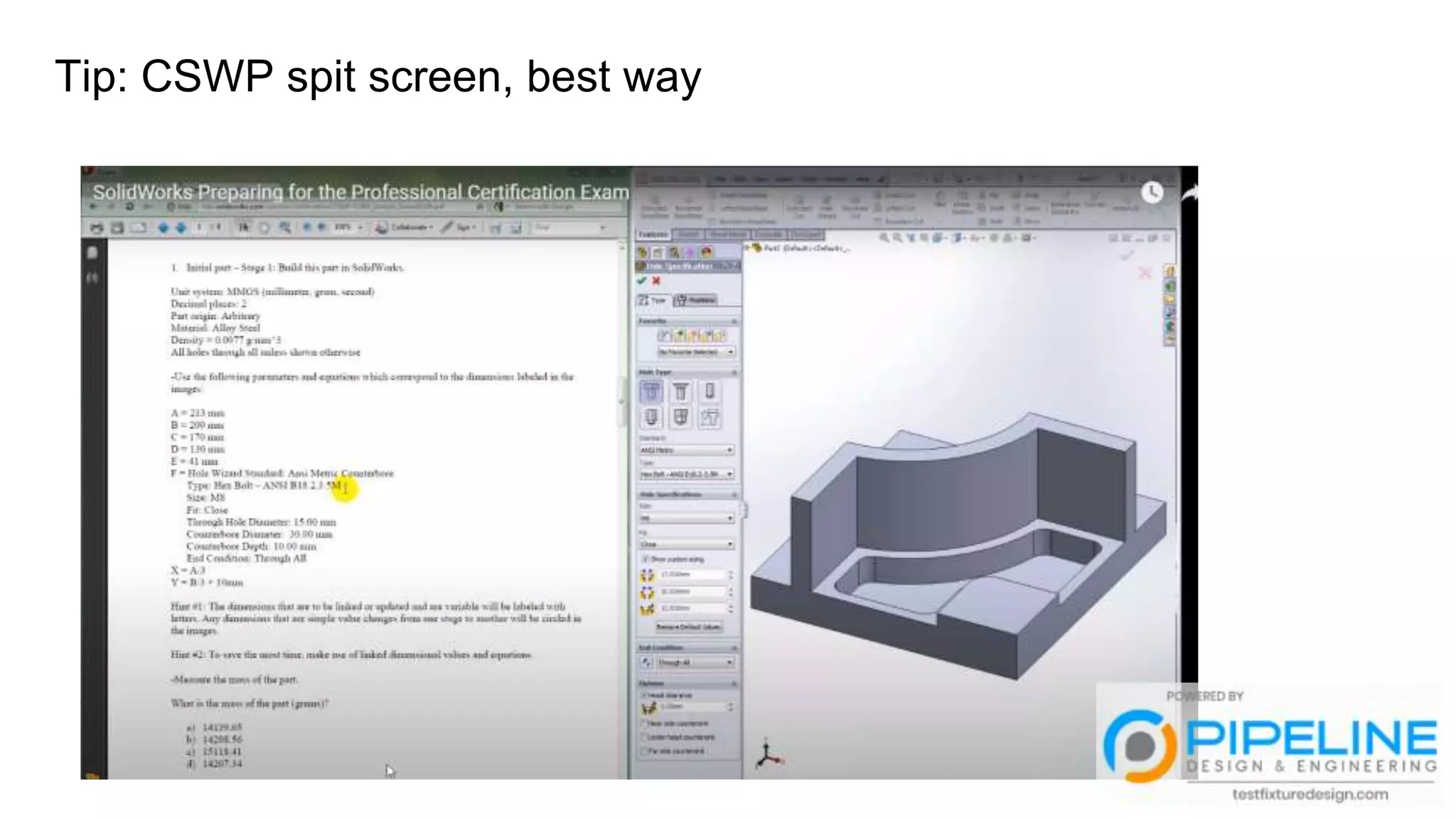 Tip: CSWP spit screen, best way
 