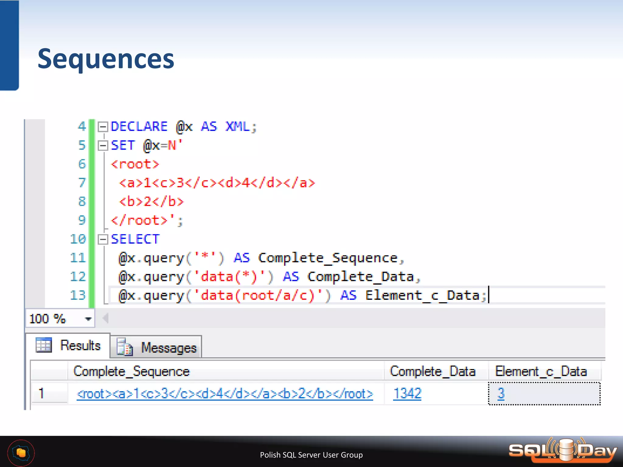 Polish SQL Server User Group Sequences 