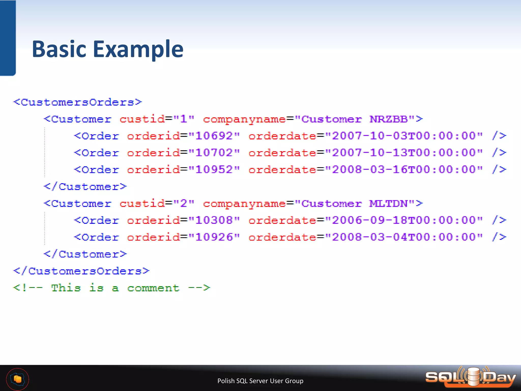 Polish SQL Server User Group Basic Example 