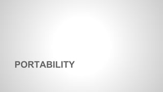 PORTABILITY 
 