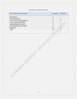 Study guide pathology -concepts of health and disease block | PDF