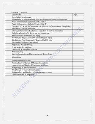 Study guide pathology -concepts of health and disease block | PDF