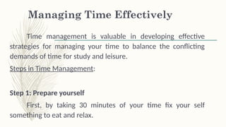 Study Habits and Time Management for College students.pptx
