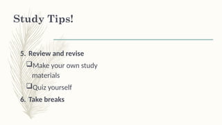 Study Habits and Time Management for College students.pptx