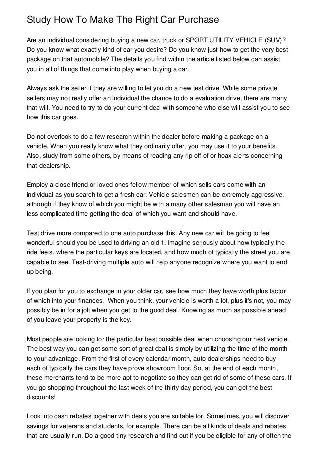 what to do when you buy a new car