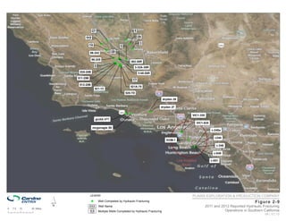 27                                       5

                                   103                                                20
                                                       (
                                                       !              (
                                                                      !
                                                                                       3
                                        14
                                                                          (
                                                                          !
                                                                  5
                                                  (
                                                  !
                                                                              (
                                                                              !
                                                           20
                                                      (
                                                      !
                                        66-242

                                         66-245
                                                             (
                                                             !  (
                                                                !
                                                                (
                                                                !(
                                                                 !    (
                                                                      !
                                                             ((
                                                             !!
                                                              (
                                                              !           362-36R
                                                             ( (
                                                             ! !
                                             5                  (
                                                                !
                                                                  (
                                                                  !               3-32A-36R
                               535-20B                                                3-48-26R
                              511-29B
                                                                              17
                               512-28B
                                                                          521A-70
                                             521-1C
                                                                      520-7D

                                                                                                    dryden 29

                                                                                                  dryden 27
                                                                                              (
                                                                                              !
                                                                                                                          VIC1-330
                                                                      (
                                                                      !   (
                                                                          !
                                              grubb 477
                                                                                                                              VIC1-635
                                         mcgonagle 55
                                                                                                                                         c-245a
                                                                                                                 (
                                                                                                                 !

                                                                                                                                           c344
                                                                                                      DOM-1           (
                                                                                                                      !

                                                                                                                          (
                                                                                                                          !
                                                                                                                                            c-349

                                                                                                                                           c-649

                                                                                                                Los Angeles              c-651
                                                                                                                   Basin




                                        LEGEND                                                                            PLAINS EXPLORATION & PRODUCTION COMPANY


0   7.5   15   30 Miles
                          ´              (
                                         !
                                        XXX
                                        XX
                                                 Well Completed by Hydraulic Fracturing
                                                 Well Name
                                                 Multiple Wells Completed by Hydraulic Fracturing
                                                                                                                                                                  Fi gure 2- 9
                                                                                                                                     2011 and 2012 Reported Hydraulic Fracturing
                                                                                                                                                Operations in Southern California
                                                                                                                                                                        09 | 12 | 12
 