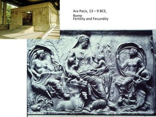 Ara Pacis, 13 – 9 BCE,
Rome
Fertility and Fecundity
 