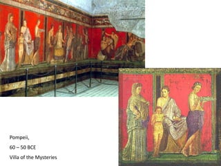 Pompeii,
60 – 50 BCE
Villa of the Mysteries
 