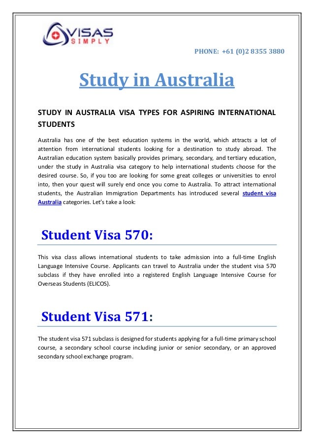 study in australia