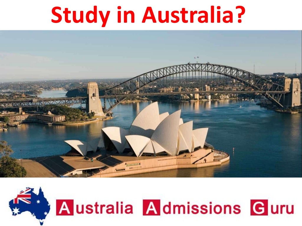 Do you want to study in Australia?