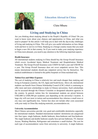 Studying Abroad In China Pdf Free Download Studying Abroad In China Pdf Free Download