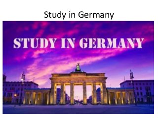 Study in Germany
 