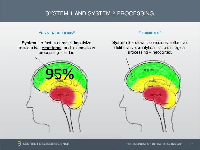 System 1 thinking definition picture