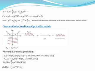 Studying photnic crystals in linear and nonlinear media | PPTX