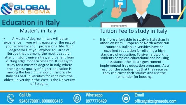 Free Education in Italy | Study in Italy | PPTX