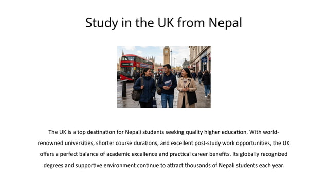 Study in the UK from Nepal Complete Student Guide