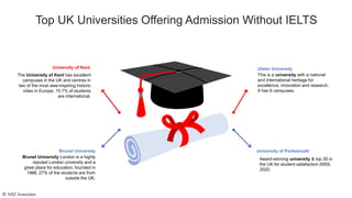 How to Study in the UK Without IELTS | PPTX