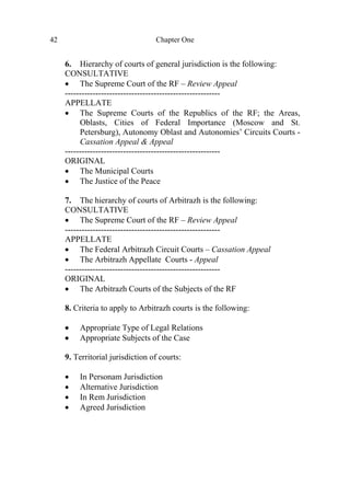 Study Manual on the Bases of Russian Law - Anna V Shashkova | PDF