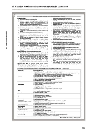 NISM-Series-V-A: Mutual Fund Distributors Certification Examination
160
KYCFormforNon-Individuals
 