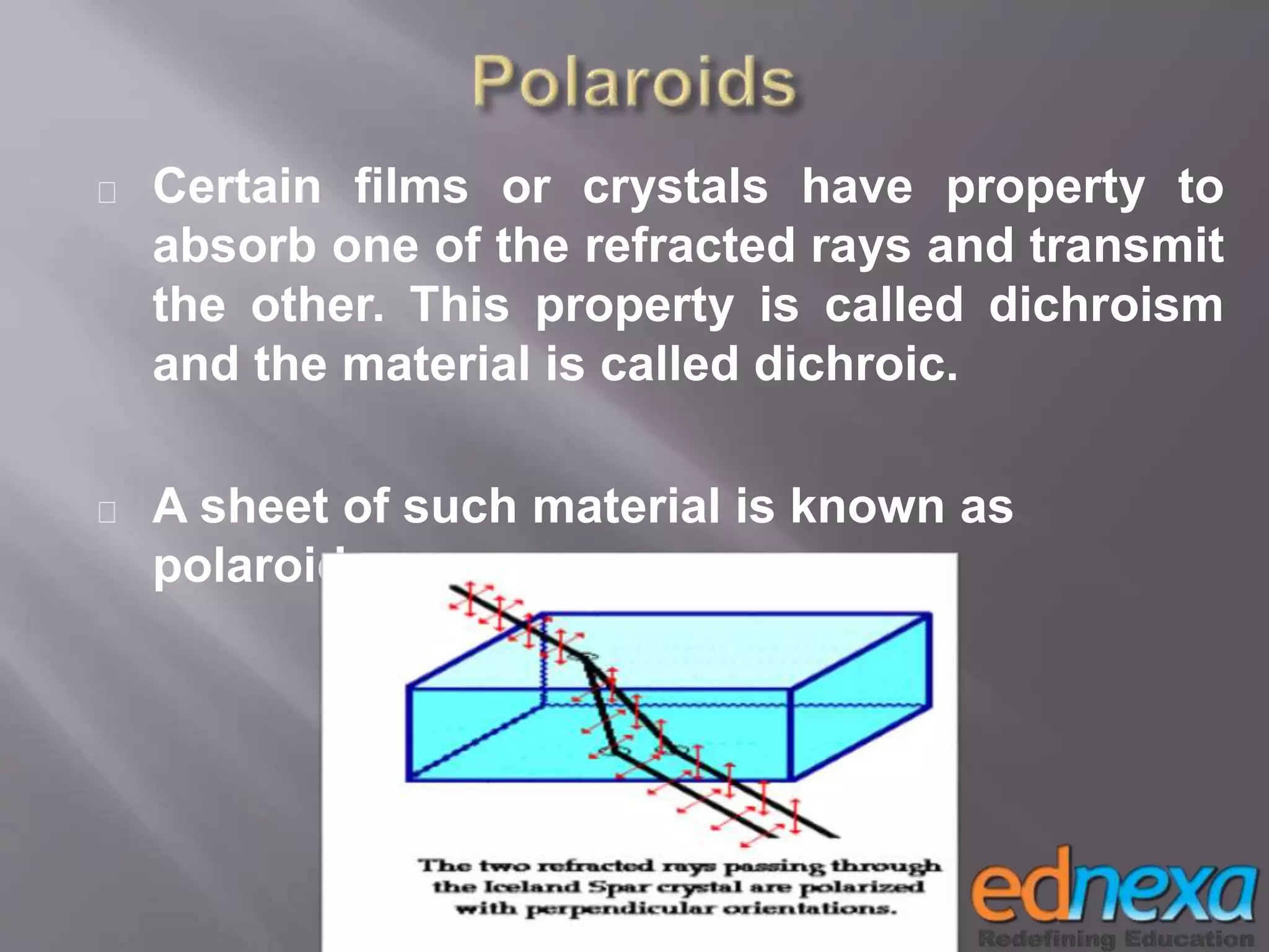 Study material 12th Physics - Wave Theory of Light Part II | PPTX