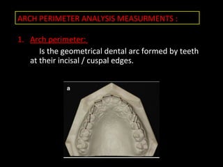 Model analysis in orthodontic | PPT