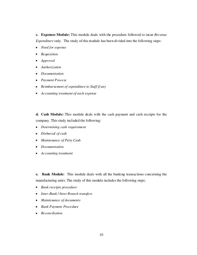 Study Of Accounting Procedures With An Object To Prepare Accounting M Study Of Accounting Procedures With An Object To Prepare Accounting M