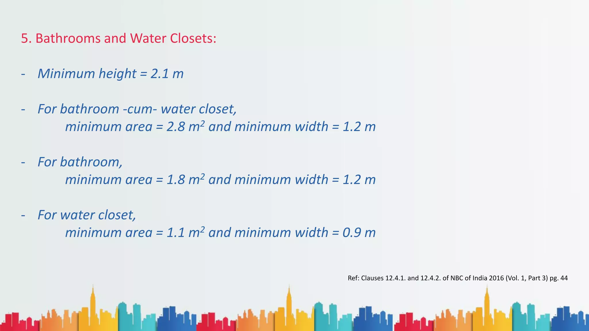 Building Bye Laws for Residential Buildings PPT
