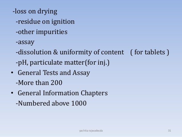 Study Of Compendia I