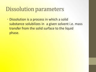 Study of consolidation parameters | PPTX