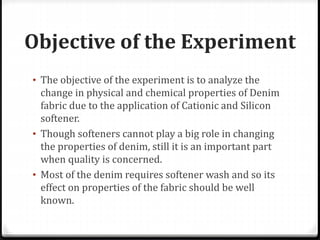 Study of denim fabric | PPT