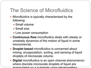 Study of Microfluidics and its Application in Biomedical Diagnostic ...
