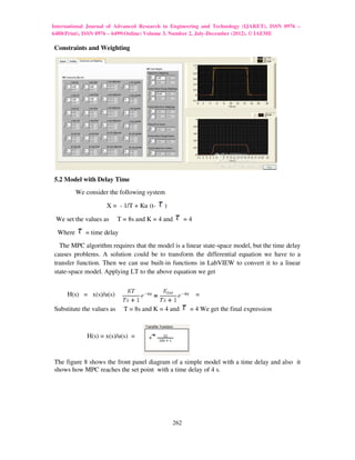 Study of model predictive control using ni lab view | PDF