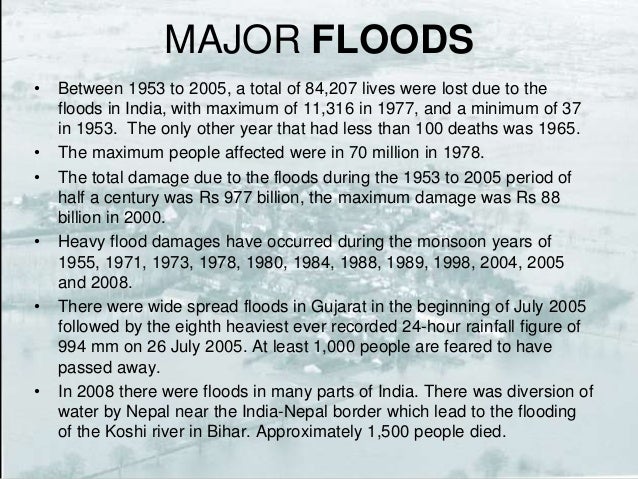 short case study on natural disaster in india