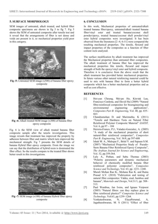 Study of properties of banana fiber reinforced composites | PDF