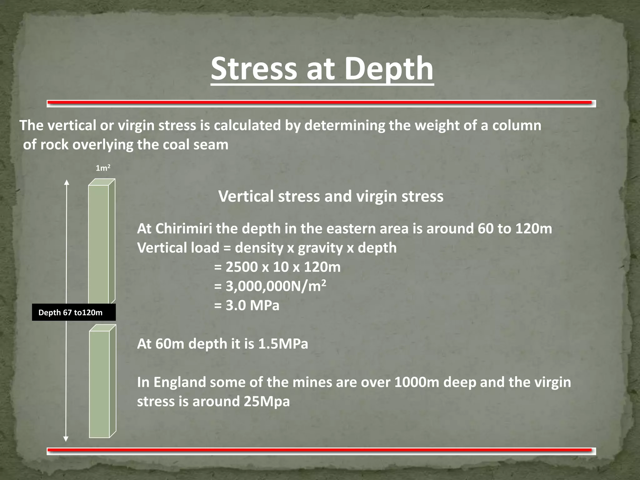 Study of strata control in an ug coal mine being worked by continuous ...