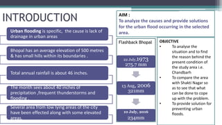 Study of urban flooding | PPTX