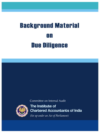 Study on back_ground_material_on_due_diligence[1]