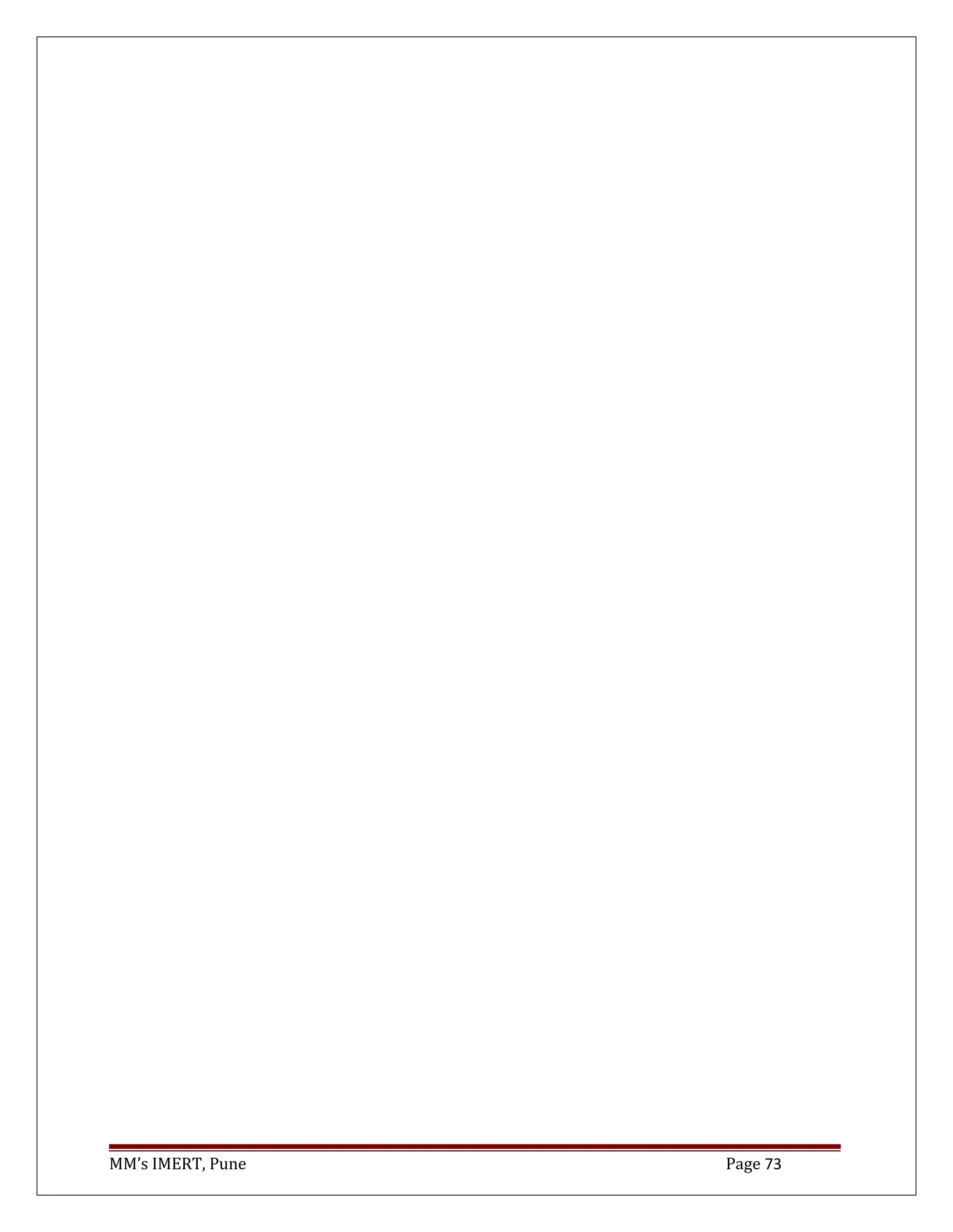MM’s IMERT, Pune Page 73
 