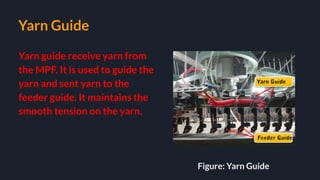 Study on functions of different parts of circular knitting machine.pptx ...