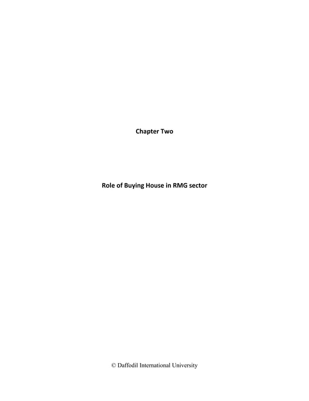 Study on garments buying house merchandising PDF