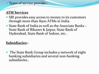  Functioning of a Bank:-Banking Regulation Act of India, 1949 defines Banking as "accepting, for the purpose of lending or investment of deposits of money from the public . repayable on demand or otherwise and withdrawable by cheques , draft, order or otherwise."Banks essentially perform the following  functions :-Accepting deposits is one of the two major activities of the Banks.Lending money to the public.Apart from accepting deposits and lending money, Banks also carry out, on behalf of their customers the act of transfer of money - both domestic and foreign.To check out and transfer funds.Note issuing.