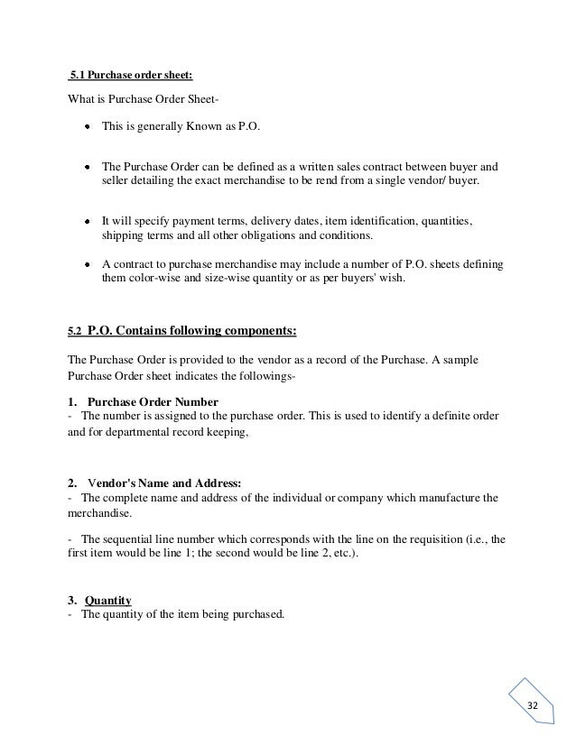 garment purchase order format