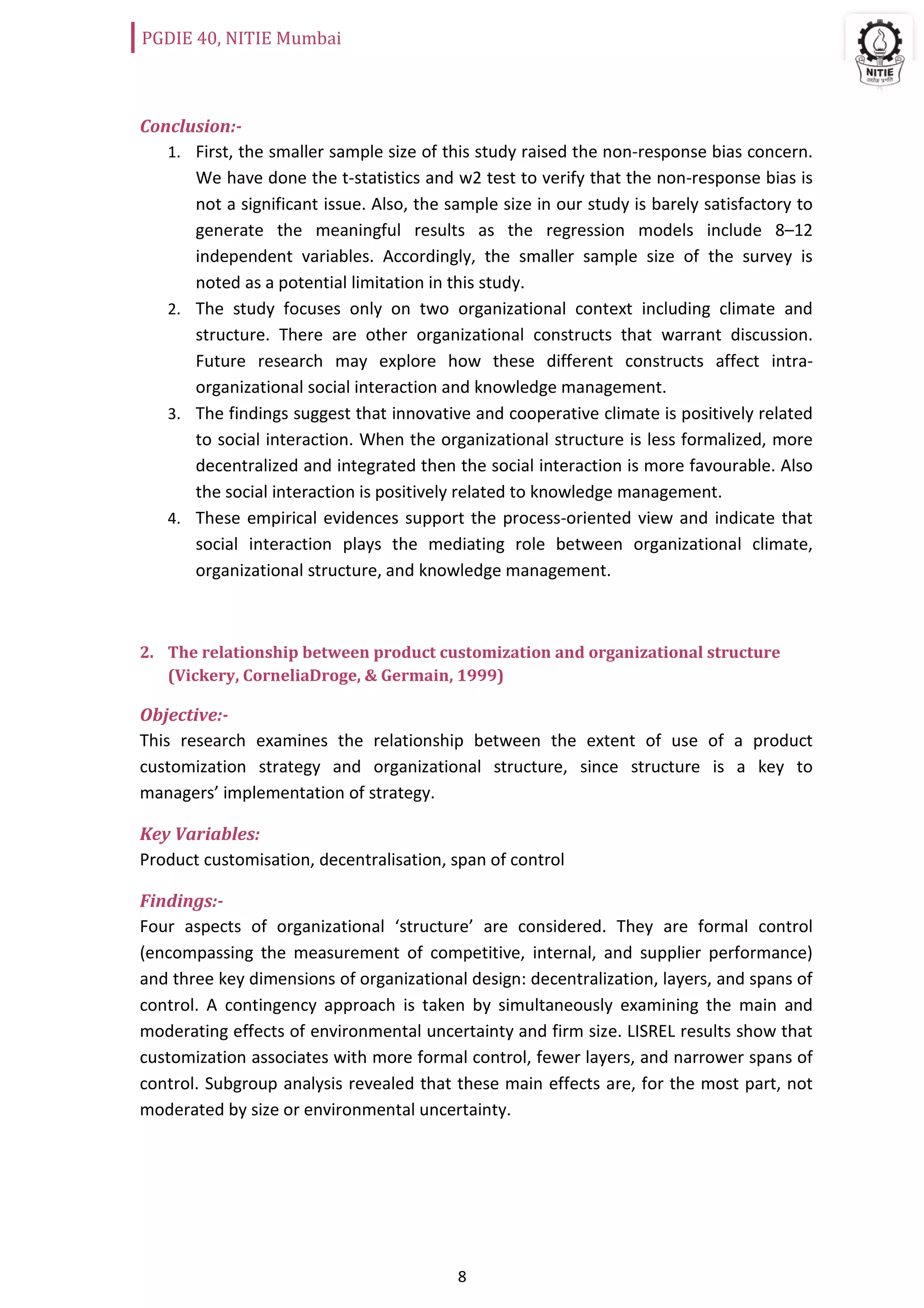 Study on organizational structure and leadership style of tata motors | PDF
